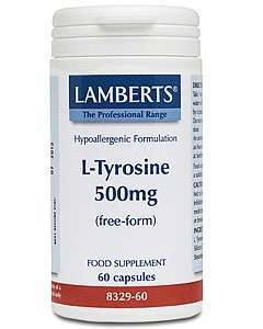 Lamberts L-Tyrosine 500mg 60 Capsules