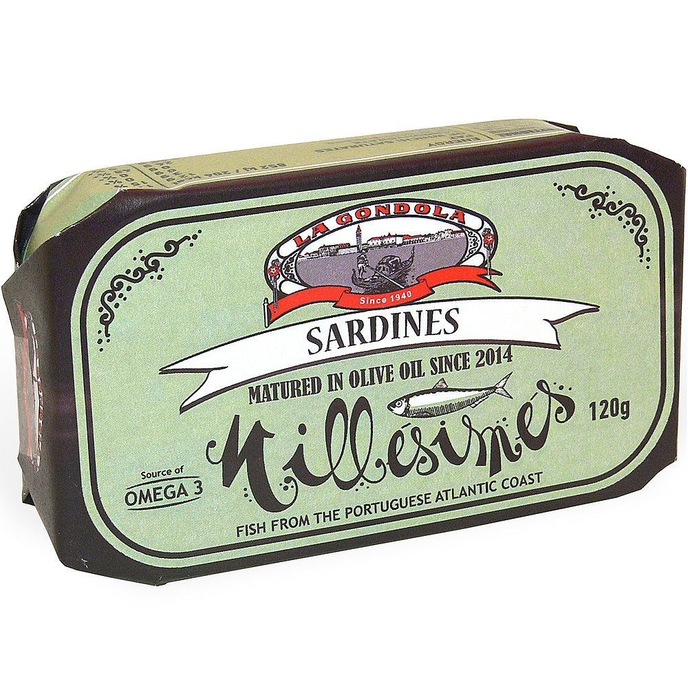 La Gondola MillÃ©simÃ©s Sardines 120g