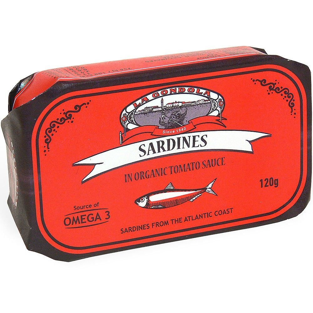 La Gondola Sardines in Organic Tomato Sauce 120g