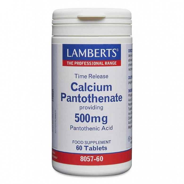 Lamberts Calcium Pantothenate 500mg 60 Tablets