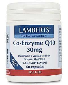 Lamberts Co-Enzyme Q10 30mg 60 Capsules