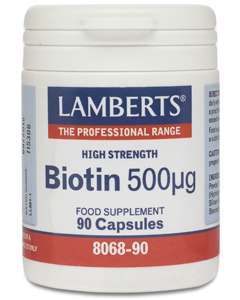 Lamberts Biotin 500mcg 90 Capsules