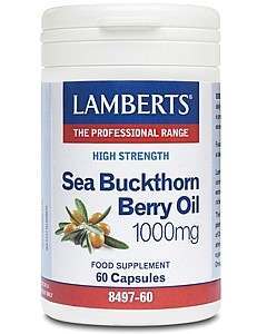 Lamberts Sea Buckthorn Berry Oil 1000mg 60 Capsules