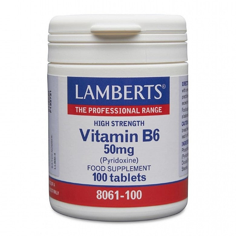 Lamberts Vitamin B6 50mg 100 Tablets