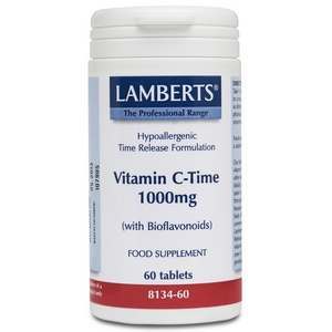 Lamberts Vitamin C Time Release 1000mg 60 Tablets