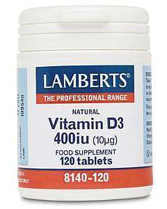 Lamberts Vitamin D3 400iu 120 Tablets