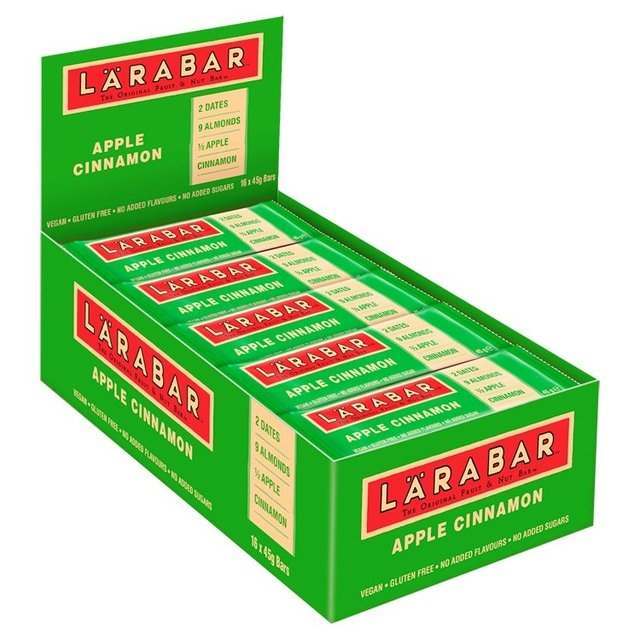 Larabar Gluten Free Apple Cinnamon Snack Bar - Pack of 16