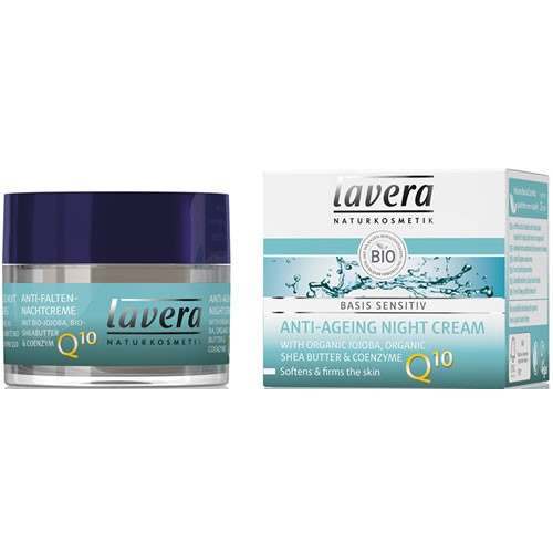 Lavera Basis Sensitiv Anti Ageing Night Cream Q10 50ml