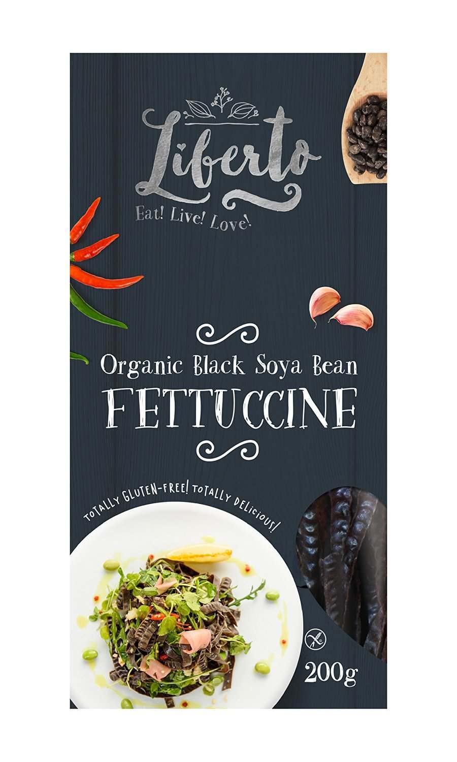 Liberto Organic Black Soya Bean Fettucine 200g