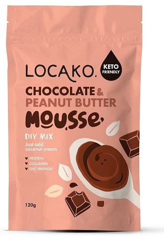 Locako Chocolate & Peanut Butter Mousse DIY Mix 120g
