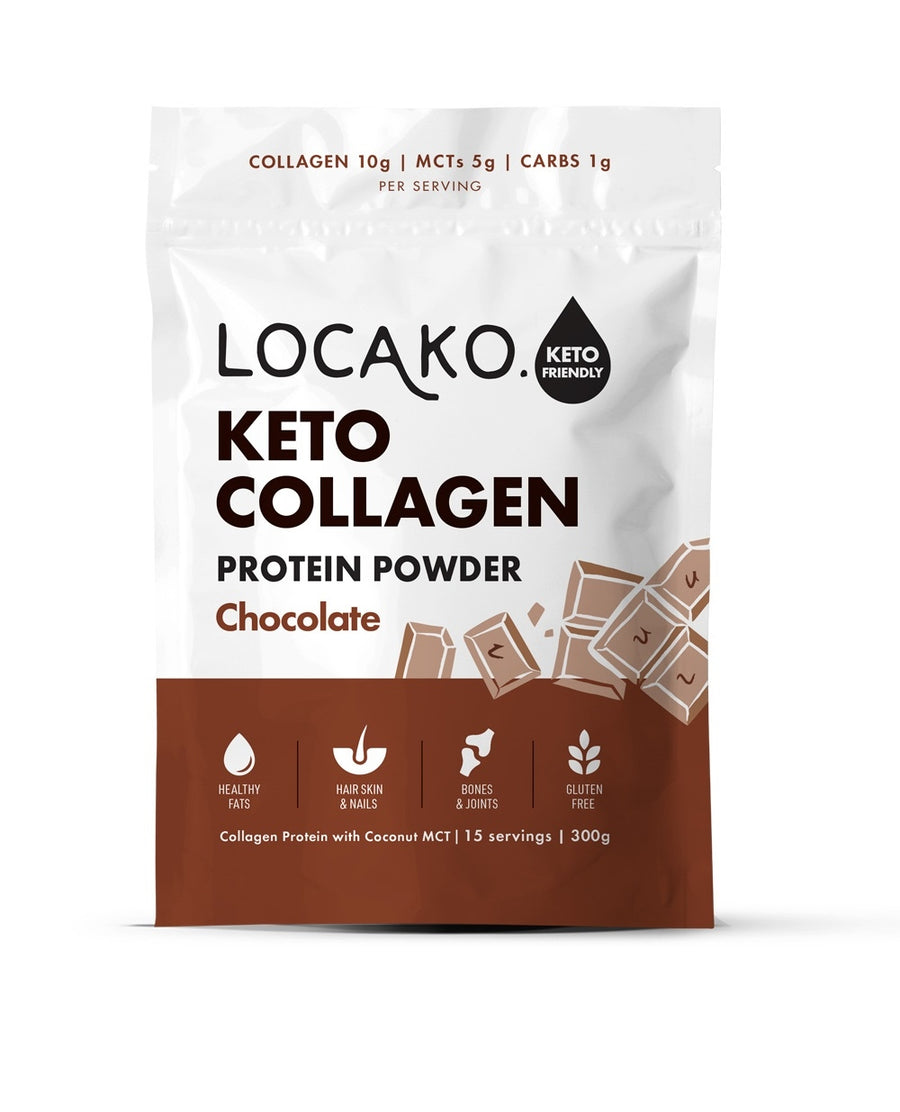Locako Keto Collagen Chocolate Protein Powder 300g