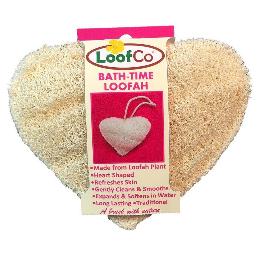 LoofCo Heart Shape Bath-Time Loofah