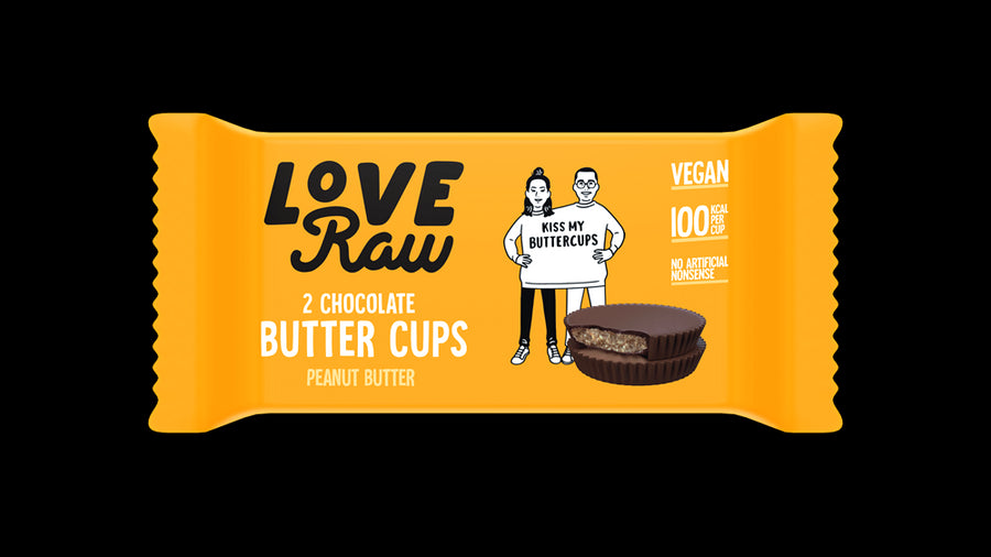 LoveRaw Peanut Butter Cups - Pack of 3