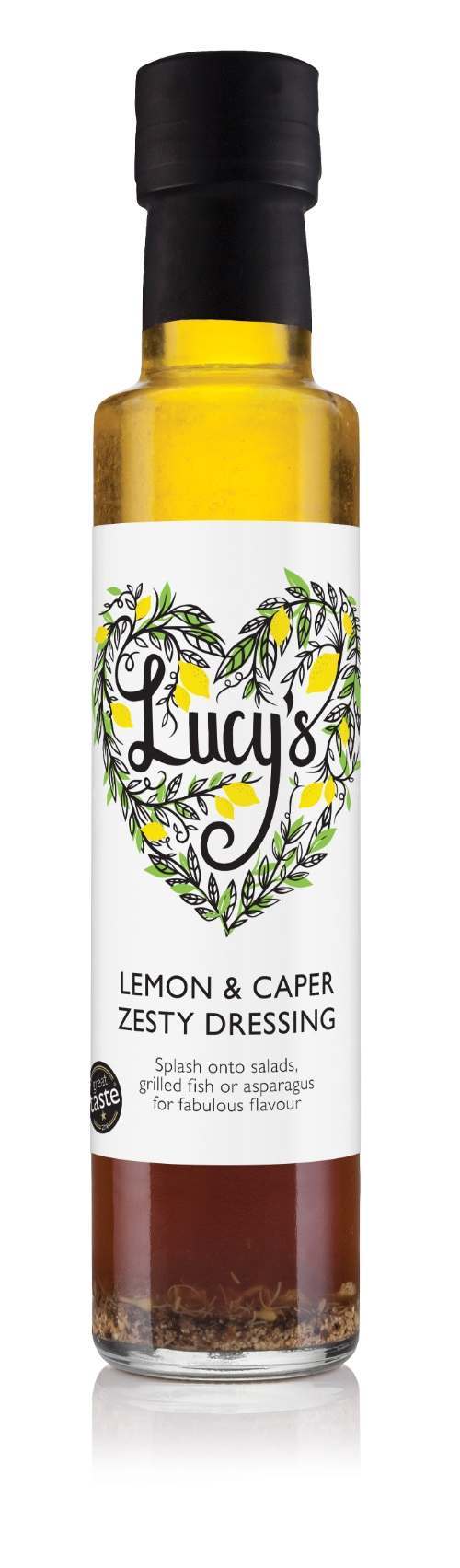 Lucys Dressings Lemon Caper Zesty Dressing 250ml