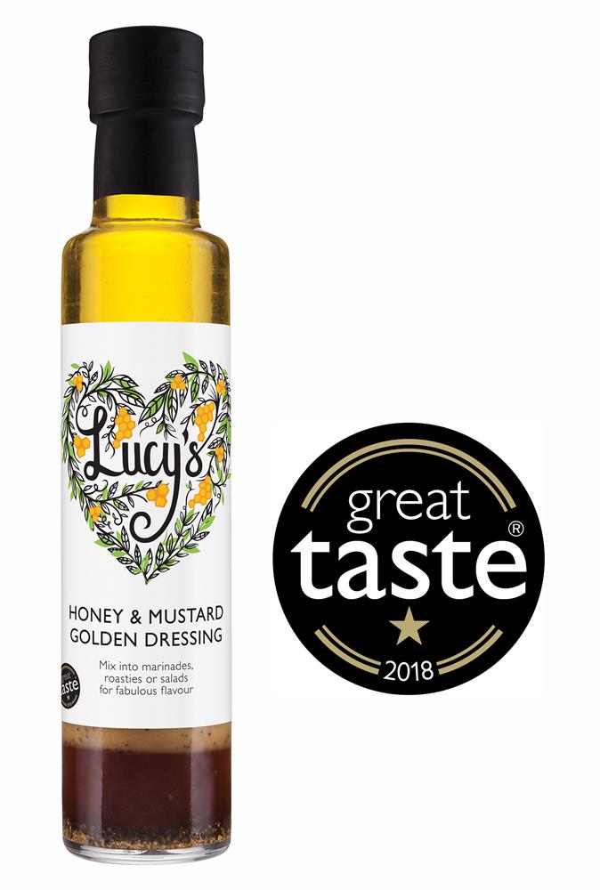 Lucys Dressings Honey Mustard Golden Dressing 250ml