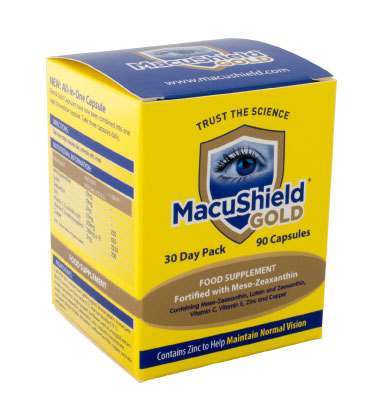 Macushield Gold Eye Supplement 30 Day Pack - 90 Capsules