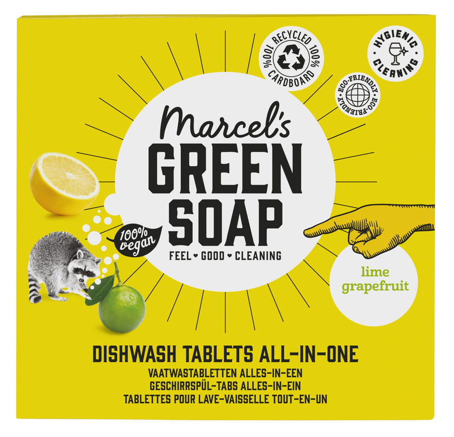Marcel's Green Soap Grapefruit & Lime Dishwasher Tablets