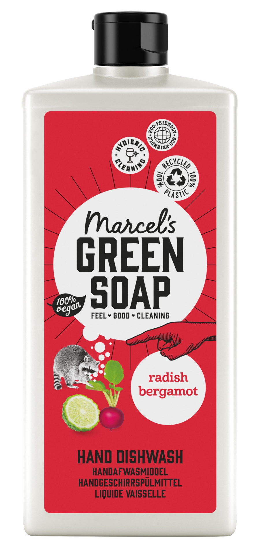 Marcel's Green Soap Radish & Bergamot Dishwash 500ml