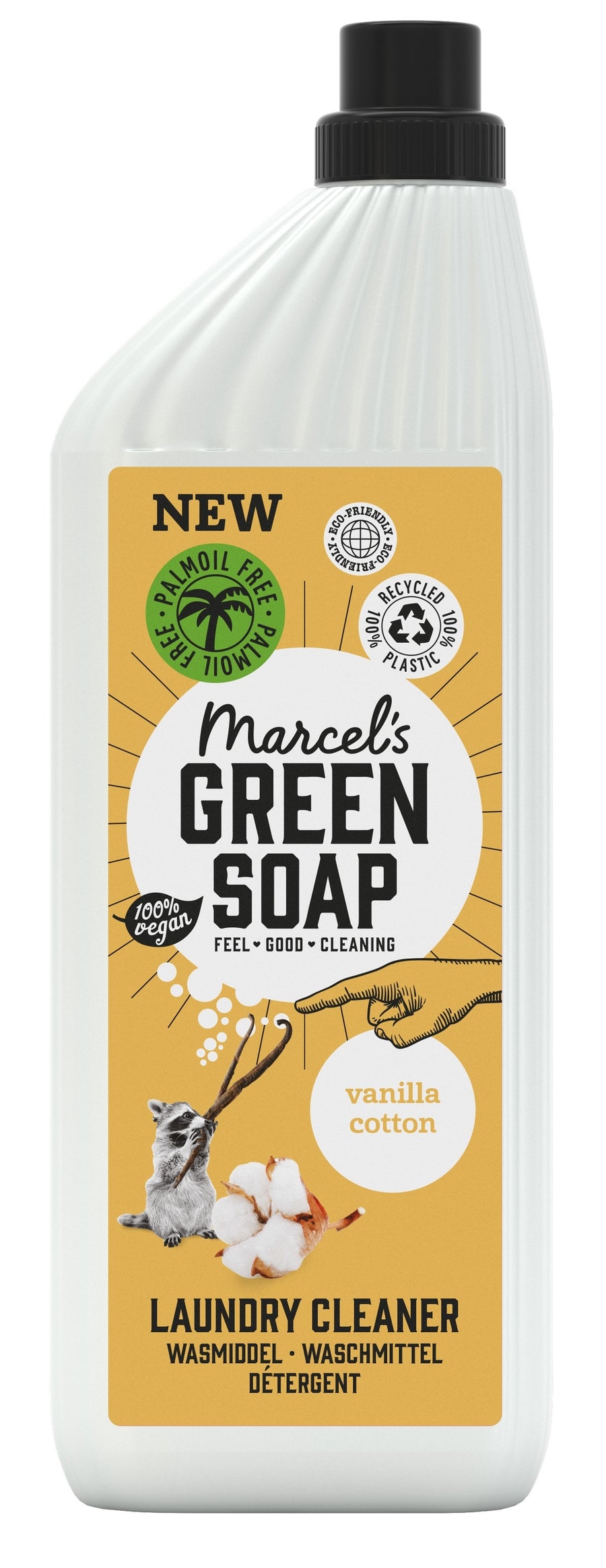 Marcel's Green Soap Vanilla & Cotton Laundry Wash 1 Litre