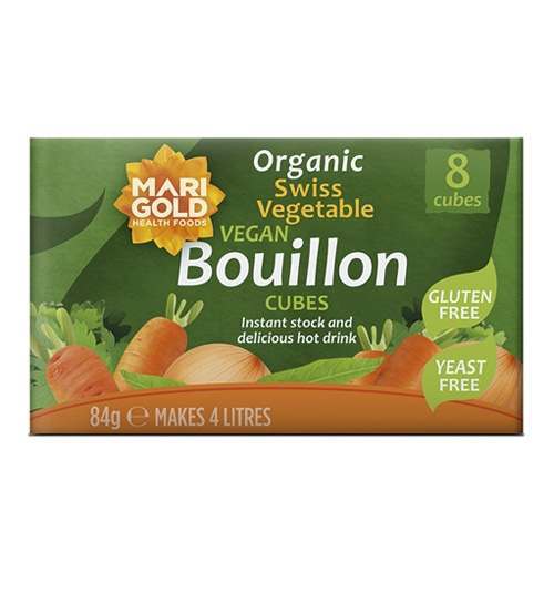 Marigold Organic Swiss Vegetable Bouillon Stock Cubes 84g