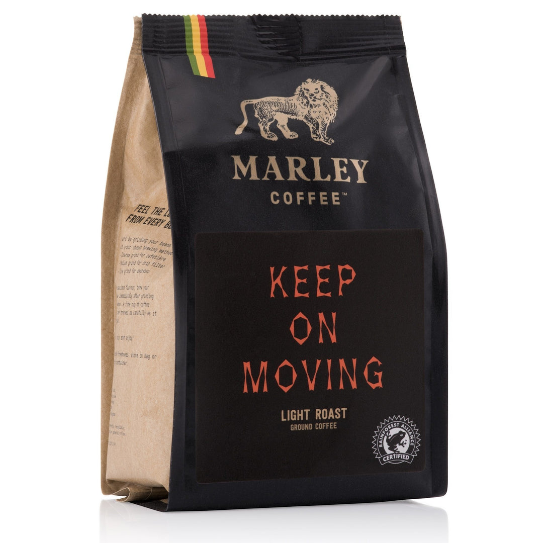 Marley Coffee Keep On Moving Light Roast Ground Coffee 227g