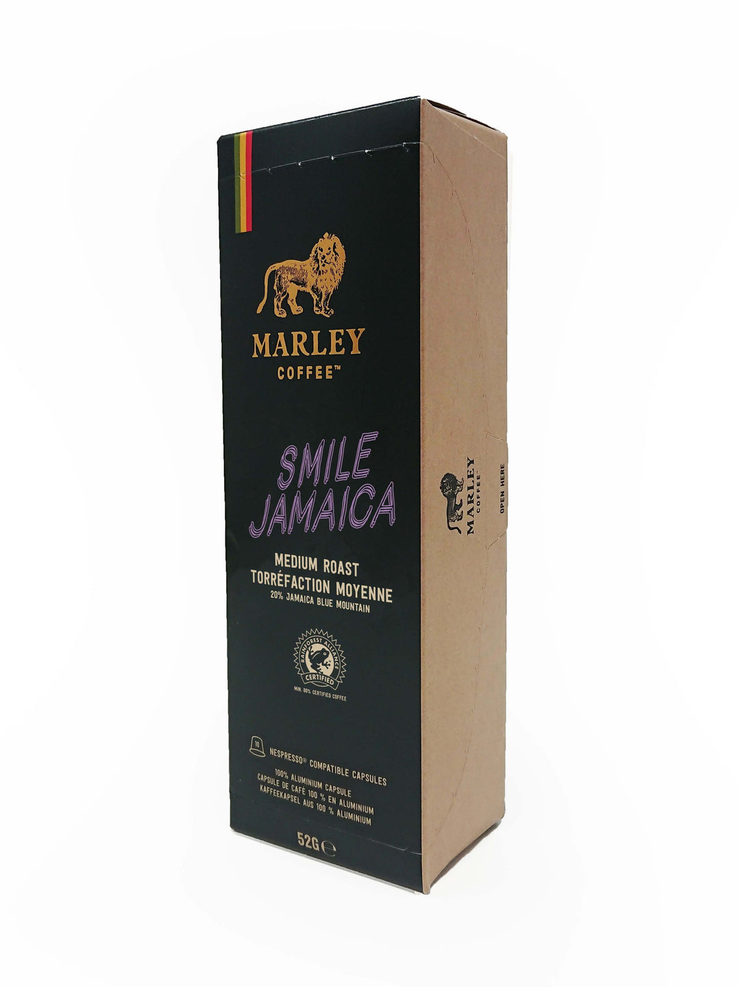 Marley Coffee Smile Jamaica Nespresso Compatible Capsules - Pack of 10