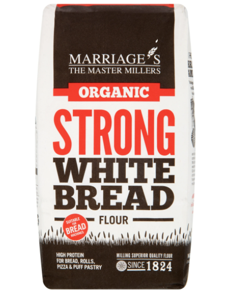 Marriage's Organic Strong White Bread Flour 1kg