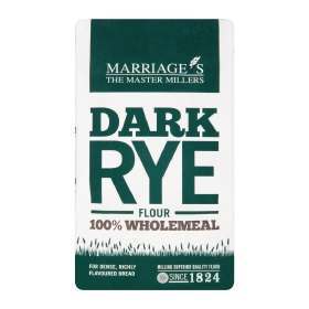 Marriage's Wholemeal Dark Rye Flour 1kg