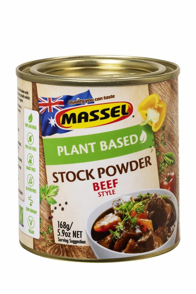 Massel Plant Based Beef Style Stock Powder Tub 168g