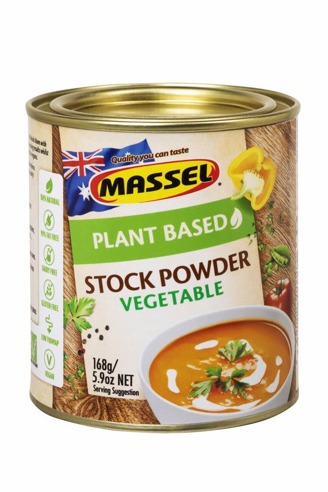 Massel Plant Based Vegetable Stock Powder Tub 168g