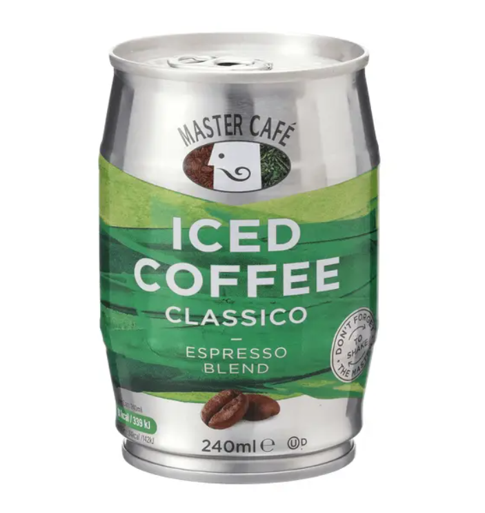 Master Cafe Iced Coffee - Classico Flavour 240ml - Pack of 4