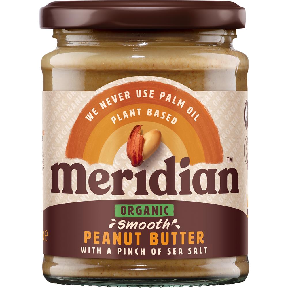 Meridian Organic Smooth Peanut Butter with Salt 280g
