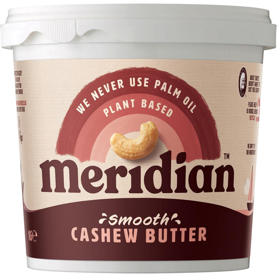 Meridian Natural Smooth Cashew Butter 1kg