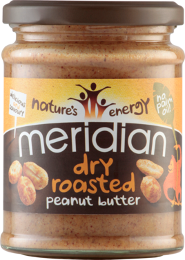 Meridian Dry Roasted Smooth Peanut Butter 280g