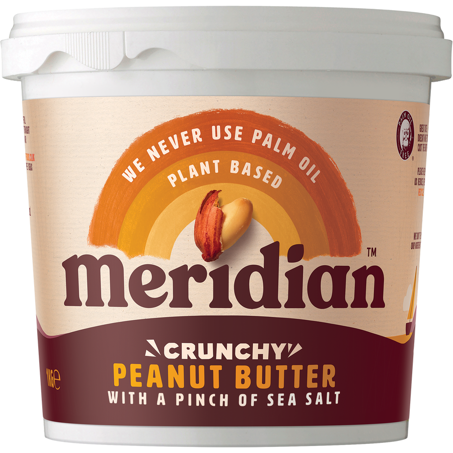 Meridian Natural Crunchy Peanut Butter with Salt 1kg