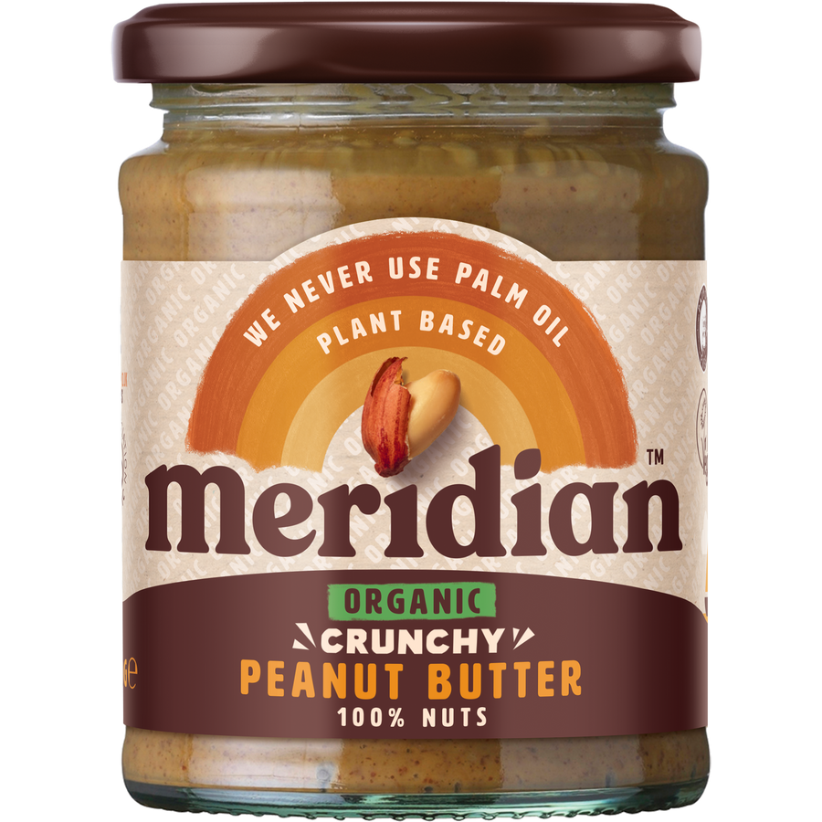 Meridian Organic Crunchy 100% Peanut Butter 280g
