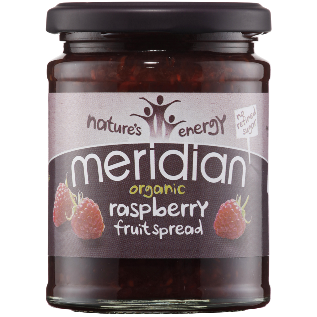 Meridian Natural Raspberry Fruit Spread 284g