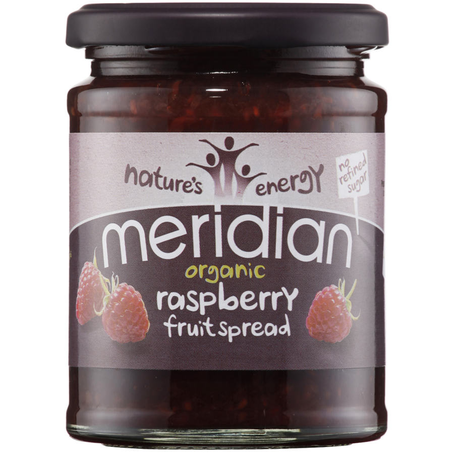 Meridian Natural Raspberry Fruit Spread 284g
