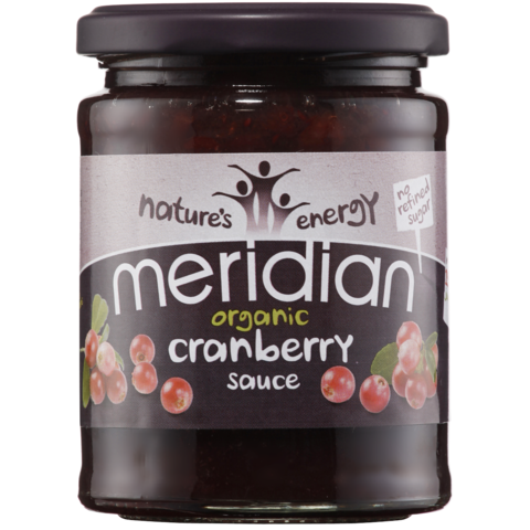 Meridian Organic Cranberry Fruit Sauce 284g