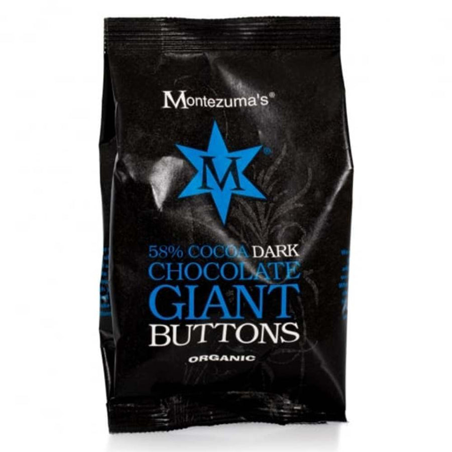 Montezumas Organic 54% Dark Chocolate Giant Buttons 180g