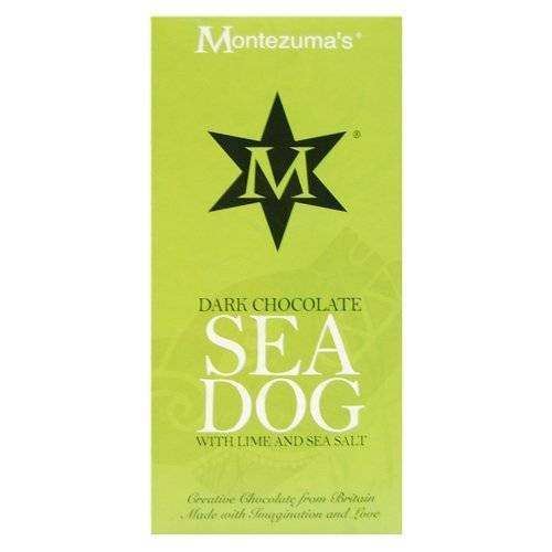Montezuma's Dark Chocolate Sea Dog Bar 100g  - Pack of 4