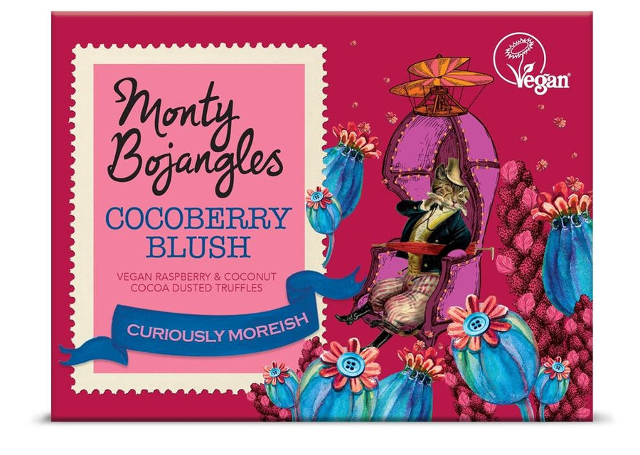 Monty Bojangles Cocoberry Blush Cocoa Dusted Truffles 100g