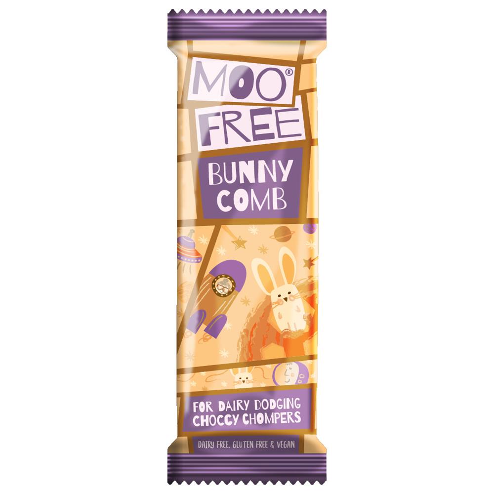 Moo Free Dairy Free Bunnycomb Mini Moo 20g - Case of 20