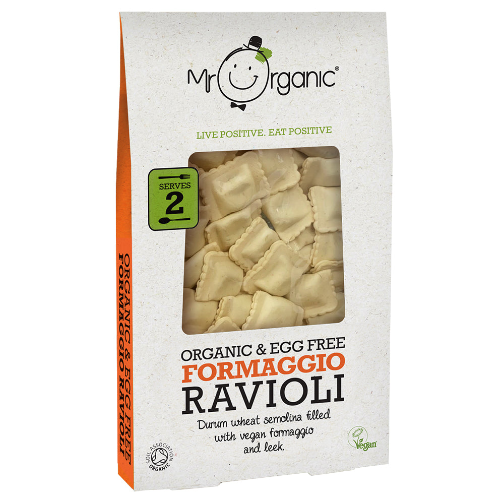 Mr Organic Egg Free Formaggio Ravioli 250g