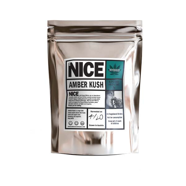 MR NICE CBD Tea Hybrid 5-7% CBD <0.2% THC Amber Kush