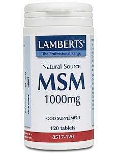 Lamberts MSM 1000mg 120 Tablets