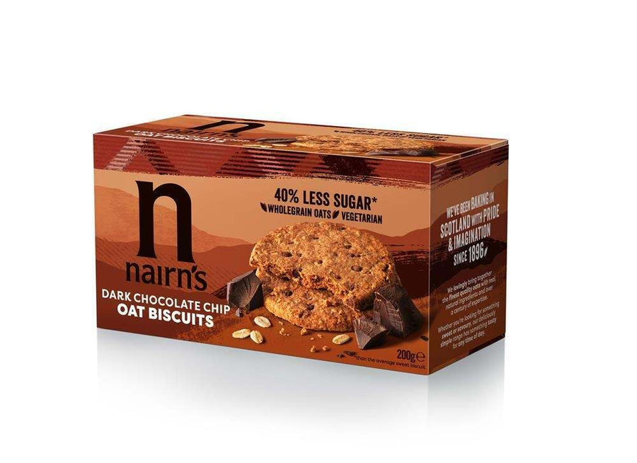 Nairnâ€™s Dark Chocolate Chip Oat Biscuits 200g