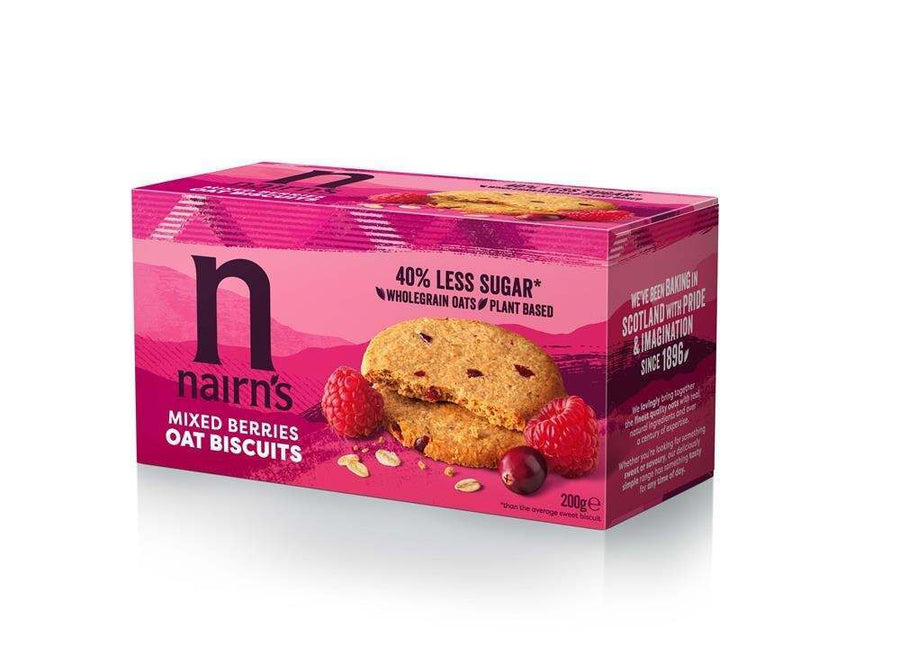 Nairnâ€™s Mixed Berries Oat Biscuits 200g