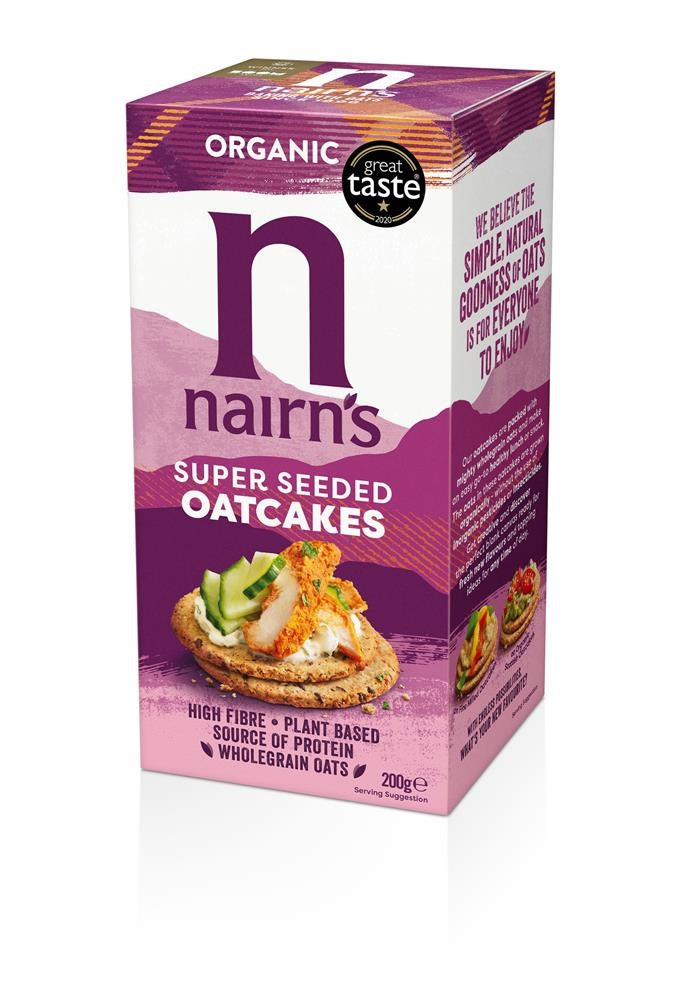 Nairn's Organic Super Seeded Oatcakes 200g