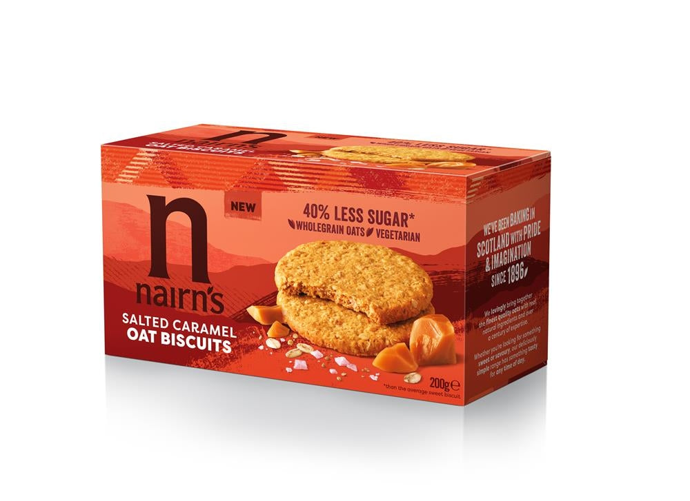 Nairn's Salted Caramel Oat Biscuits 200g